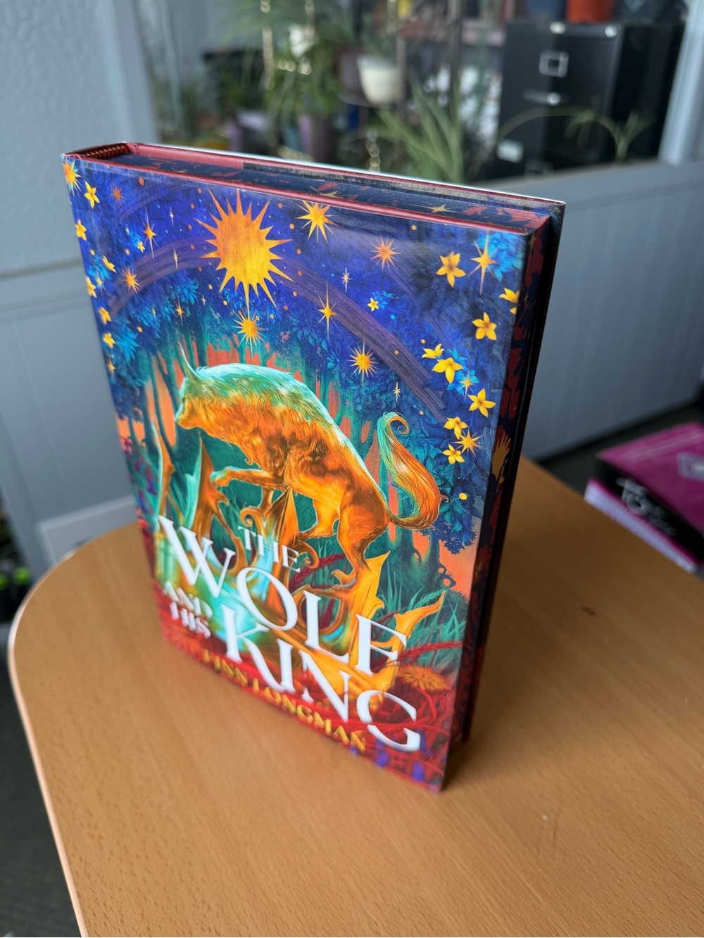 The Wolf and His King Hardcover Book with Sprayed Edges